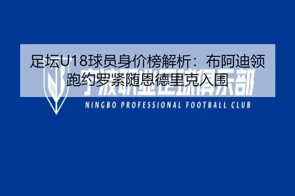 足坛U18球员身价榜解析：布阿迪领跑约罗紧随恩德里克入围 | youbotiyu